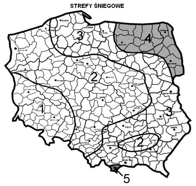 Strefy śniegowe w Polsce – podział, normy i znaczenie w projektowaniu konstrukcji